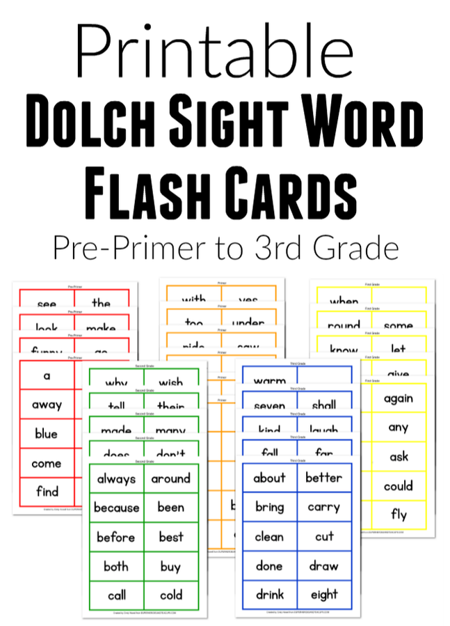 dolch-sight-word-lists